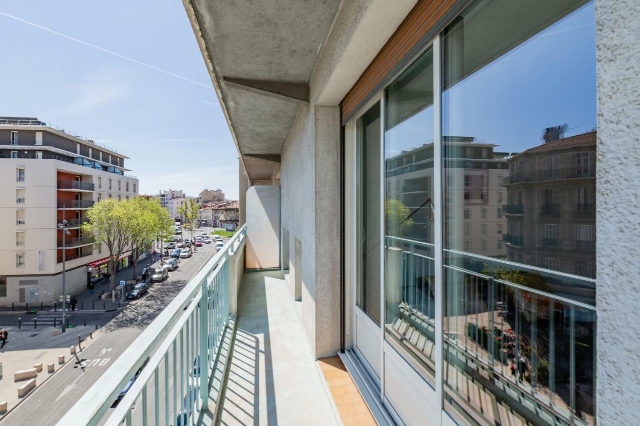 Teo Sud Les Balcons Du Nouveau Marseille, Lumineux, Spacieux Et Bien Equipe Eksteriør billede